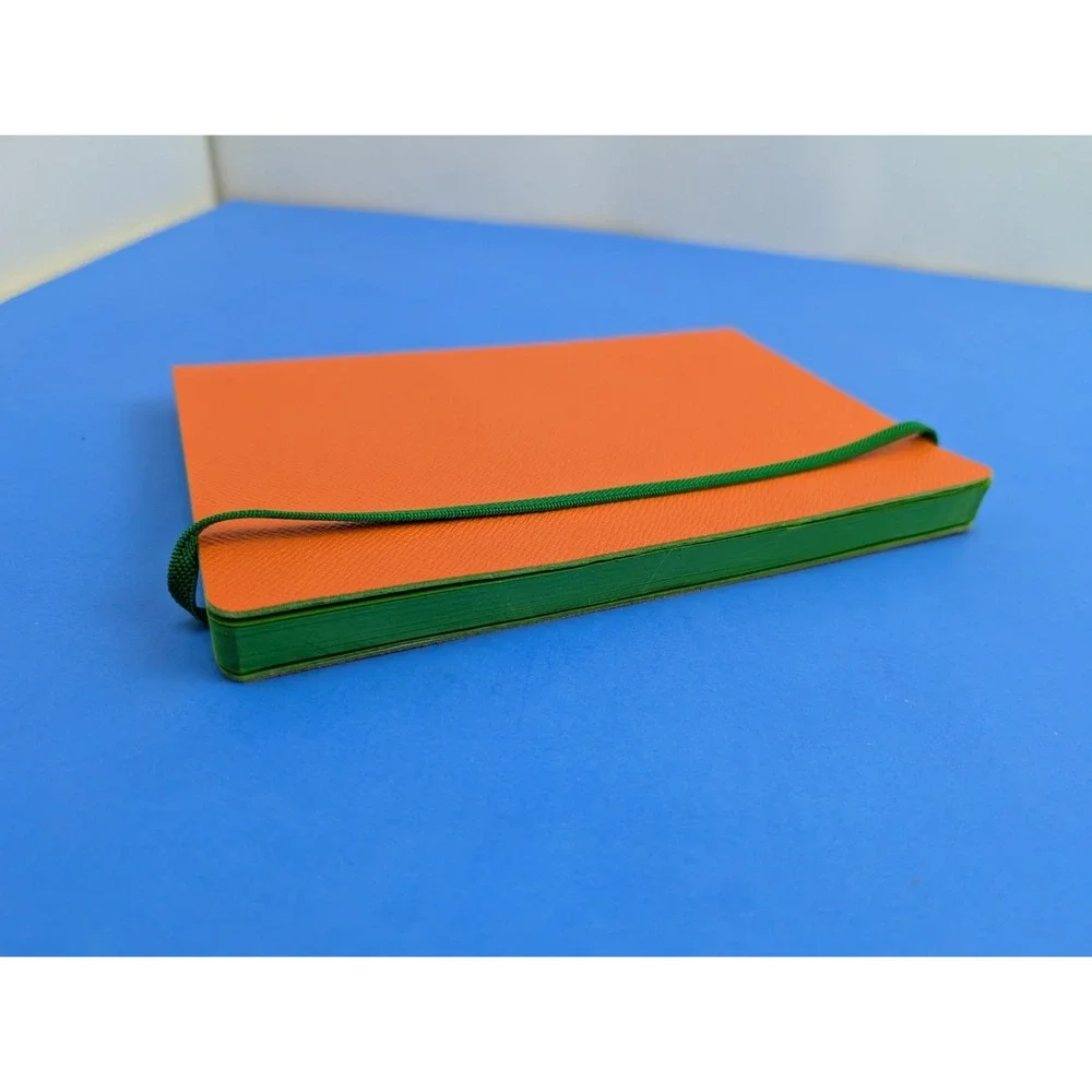 Campo Marzio Orange Leather Bound Notebook Journal 8